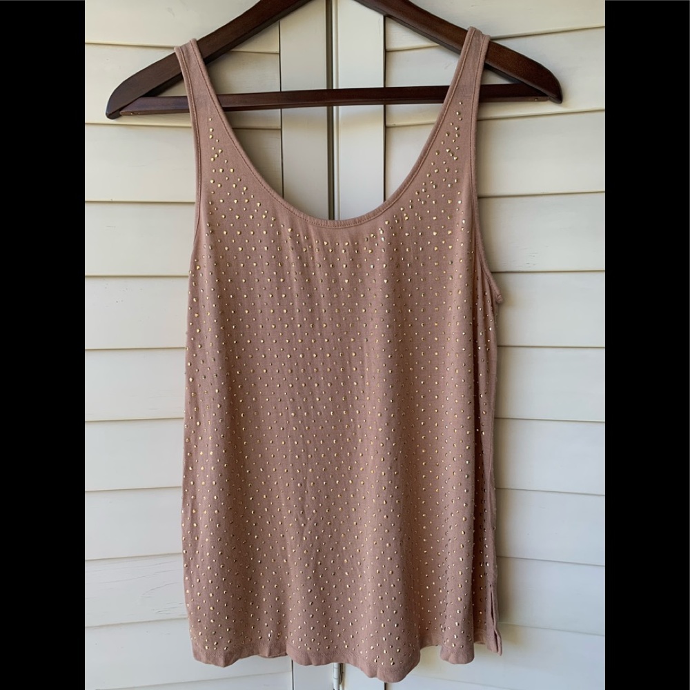 Haute Hippie Rhinestone Blush top in XS